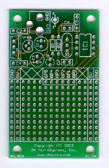 Rapid08 PIC prototyping board