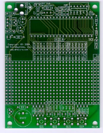 Rapid40i PIC prototyping board
